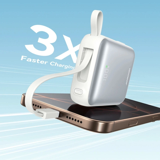 Powerbank Joyroom JR-PBF27 10000 mAh 22.5 W USB-C & Lightning – biały