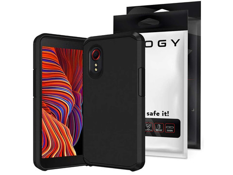 Etui Alogy Armor Matt Case do Samsung Xcover 5 Czarne + Szkło