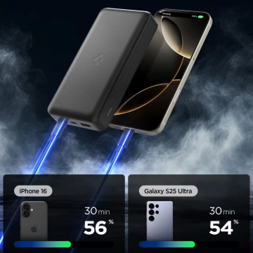 Spigen EA3030 Power Bank 30000mAh 30W USB-C/USB-A Black