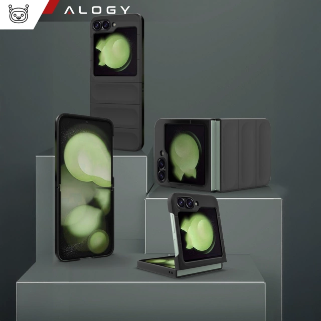 Etui ochronne na telefon MagicShield obudowa plecki case do Samsung Galaxy Z Flip 6 Czarne