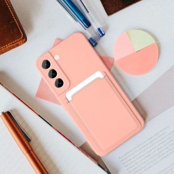 CARD CASE Hülle für Samsung Galaxy A25 5G rosa