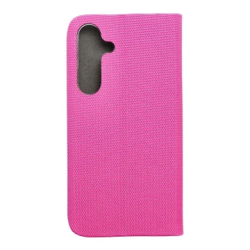 SENSITIVE Book Case für Samsung Galaxy S25 Pink Stand 360