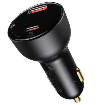 Baseus Superme schnelles Autoladegerät USB USB Typ C 100W PPS QC PD Schwarz