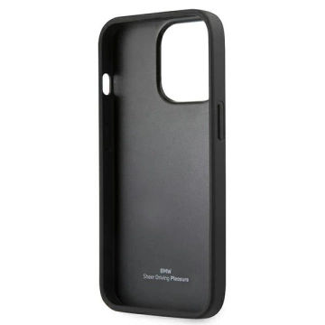 Etui BMW BMHCP13LRSPPR für Apple iPhone 13/ 13 Pro 6,1" Hardcase Leather Curve Perforate