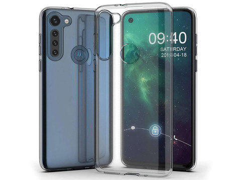 Alogy Silikonhülle Gehäuse für Motorola Moto G8 Power transparent