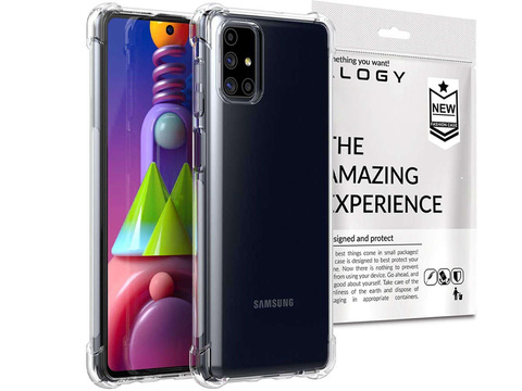 ShockProof Alogy Panzerhülle für Samsung Galaxy M51 transparent