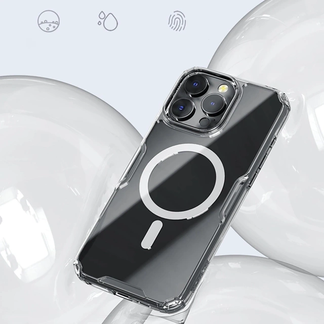 Etui do iPhone 16 Pro Nillkin Nature Pro MagSafe Przezroczyste