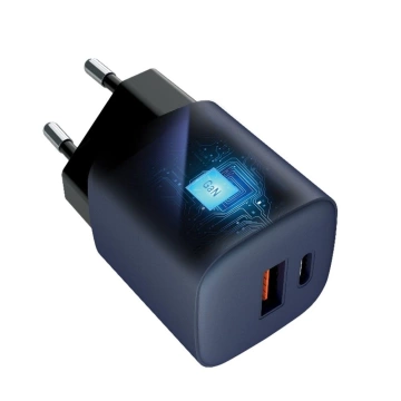 FORCELL F-ENERGY GaN Ladegerät Typ C USB A PD QC4.0 3A 33W Grau