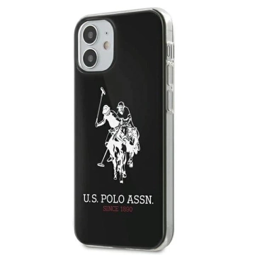 Etui na telefon US Polo Shiny Big Logo iPhone 12 mini 5,4" czarny/black 