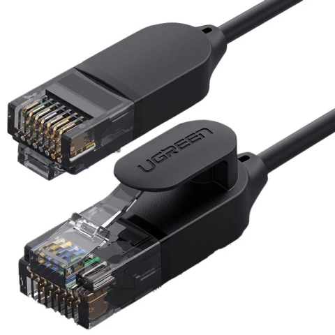 Kabel UGREEN przewód internetowy sieciowy Ethernet patchcord RJ45 Cat 6A UTP 1000Mbps 2 m czarny (70334)