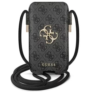 Guess Handtasche GUPHL4GMGGR 6,7 "grau / graues Hardcase 4G Big Metal Logo