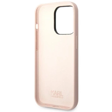 Etui Karl Lagerfeld KLHCP14XSLCTPI für iPhone 14 Pro Max 6,7" Hardcase Silikon Choupette Body jasnoróżowy/light pink