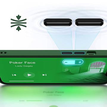 Schützende MagMat-Hülle für MagSafe für Apple iPhone 13 Mattgrün