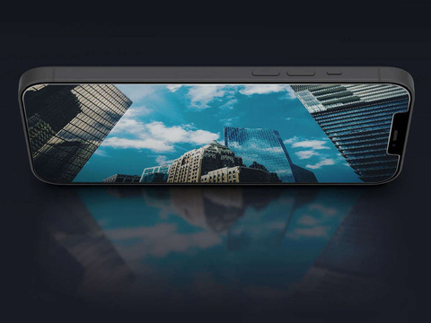 Spigen AntiBlue Glas.tR Slim HD Glass für Apple iPhone 12 Mini 5.4