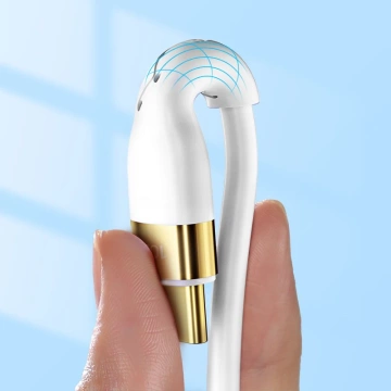 Joyroom Liquid Silicone Kabel USB Typ C - USB Typ C zum Laden / Datenübertragung PD 100W 3m weiß (S-3050N18-10)