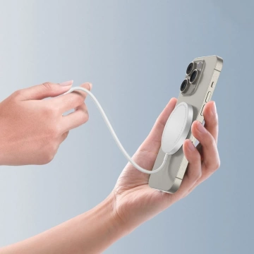 MagSafe Tech-Protect Ladegerät QI15W-A34 Weiß 15W USB-C