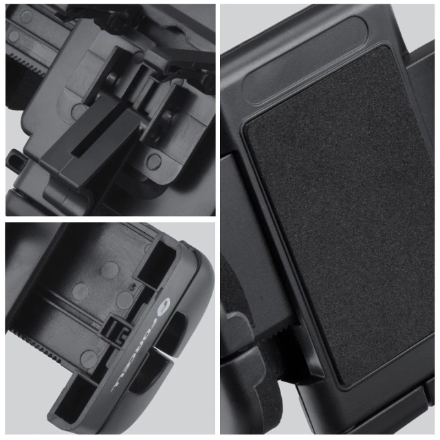 Uchwyt Samochodowy Forcell Regular do Kratki Wentylacyjnej Czarny