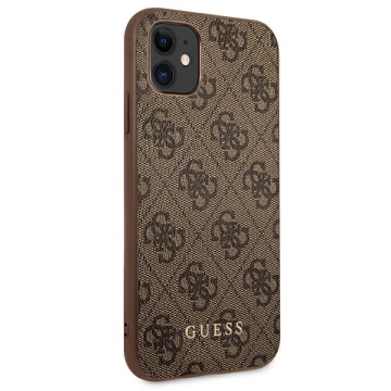 Etui Guess GUHCN61G4GFBR für iPhone 11 6,1" Hartschale 4G Metal Gold Logo