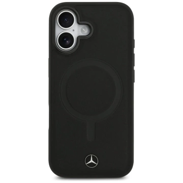 Etui do iPhone 17 Mercedes-Benz Smooth Leather MagSafe Black