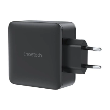 Ładowarka Sieciowa Choetech PD8005 GaN 100W 2x USB-C USB-A Czarna