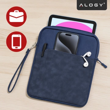 Handyhülle Wasserdichtes Gehäuse Alogy universal IPX8 bis 6,5 Schwarz