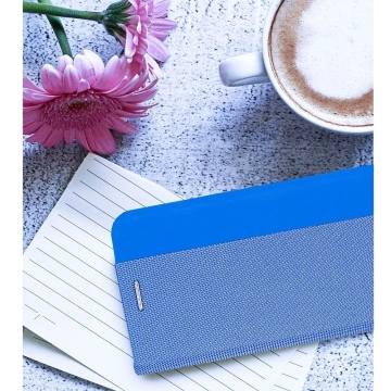 SENSITIVE Book Case für Samsung Galaxy S25 Blau Stand 360
