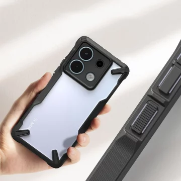 Etui Ringke Fusion X für Xiaomi Redmi Note 13 Pro 5G / Poco X6 5G Schwarz