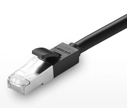 UGREEN Ethernet-Verlängerungskabel RJ45 Cat 6 FTP 1000 Mbit/s 2 m schwarz (NW112 11281)