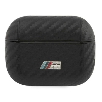 Etui ochronne na słuchawki BMW do AirPods Pro cover czarny/black PU Carbon M Collection