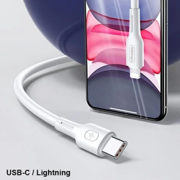 USAMS Kabel U43 USB-C zu Lightning 30W PD 1,2m schwarz
