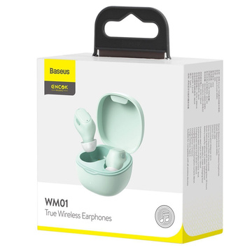 Baseus Encok WM01 TWS kabellose Kopfhörer Grün