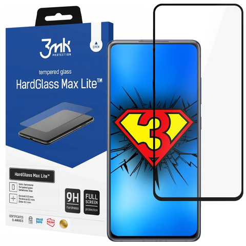 3mk Szkło hartowane HardGlass Max Lite do Galaxy S20 FE 5G/ S20 Lite Black
