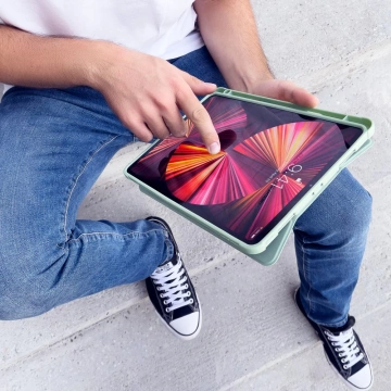 Stand Tablet Case Smart Cover Hülle für iPad Pro 11'' 2021/2020 mit Standfunktion grün