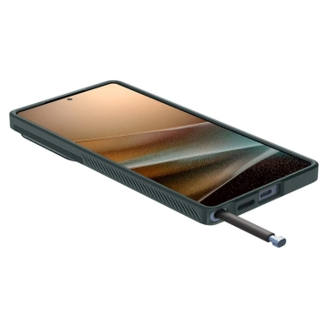 Etui für Samsung Galaxy S25 Ultra Abyss Green Spigen Optik Armor