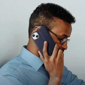 Dux Ducis Skin X2 Hülle für iPhone 14 Plus Hülle mit Magnetklappe blau