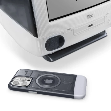 Etui Spigen Classic C1 Mag für MagSafe für iPhone 15 Pro Max Graphit