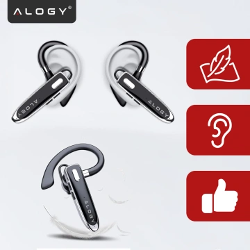 Kabelloses Headset für Bluetooth 4.0-Anrufe, Auto-Headset mit Display V8 Schwarz