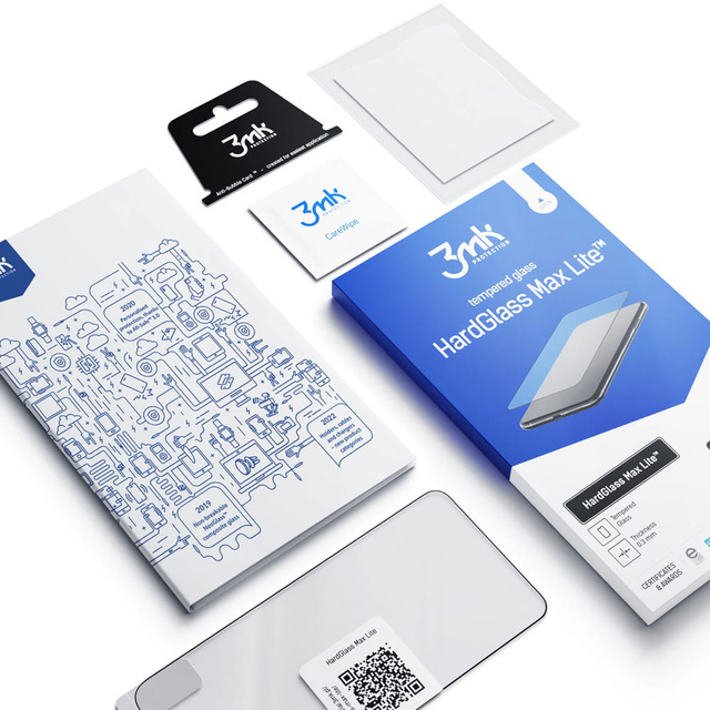 Szkło hartowane do Xiaomi 12/12X 3mk HardGlass Max Lite 9H na cały ekran pełne