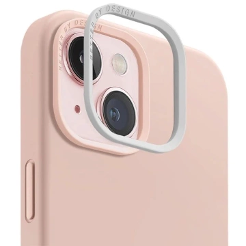 Etui do iPhone 15 UNIQ Lino Hue MagSafe Różowe
