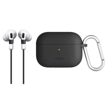 UNIQ Hülle Vencer AirPods Pro Silikon grau / anthrazit dunkelgrau