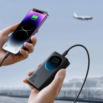 Joyroom JR-PBF01 Powerbank 10000mAh 30W PD Taschenlampengehäuse – Schwarz