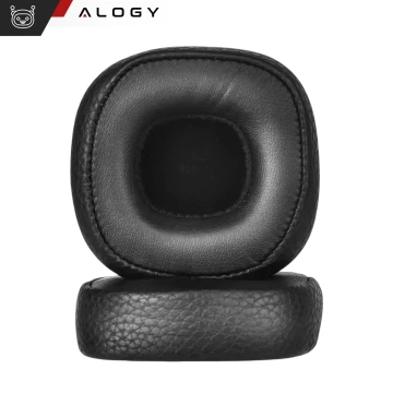 2x Ersatz-Ohrpolster für MARSHALL MAJOR III 3, Schwarz, mit Abnehmvorrichtung