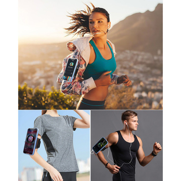 Armband Armband für Telefon für Laufsport magnetischer Telefonhalter TSA2 Armband schwarz