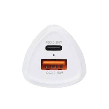 Forcell Carbon 38W PD 3.0 QC 3.0 USB-C und USB-Autoladegerät