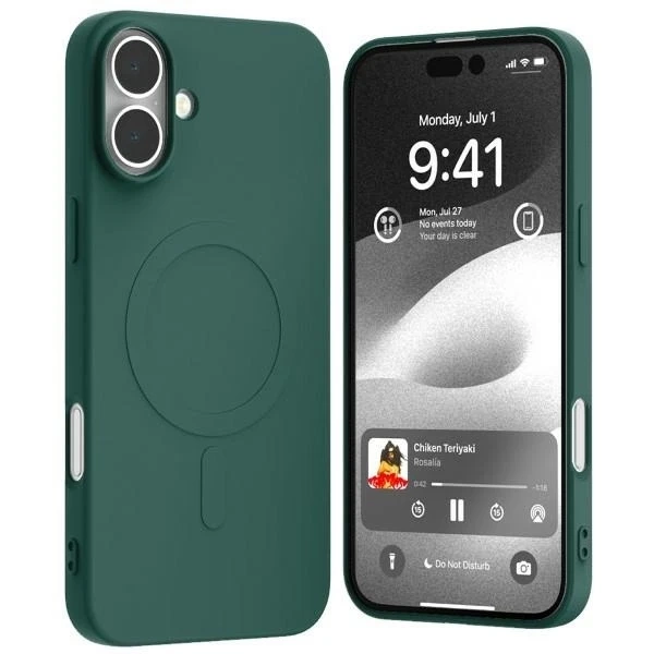 Etui Mercury MagSafe Semi-Silicone do iPhone 16 Plus 6,7" Zielony