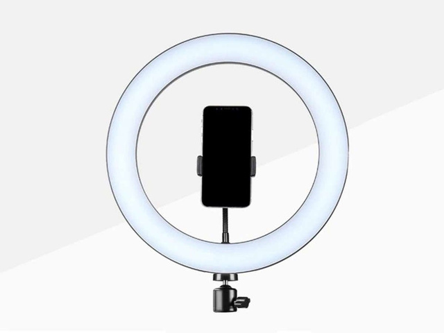 Lampa pierścieniowa ze statywem Alogy do zdjęć makijażu