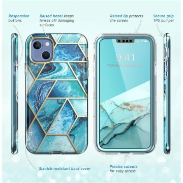 Supcase cosmo iphone 14 plus ozeanblau