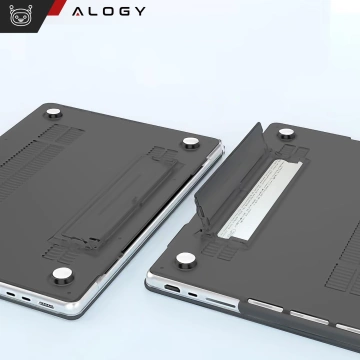 Alogy ProStand™ matte Hülle mit Ständer für MacBook Air 13,3" (A1932/A2179/A2337) Schwarz