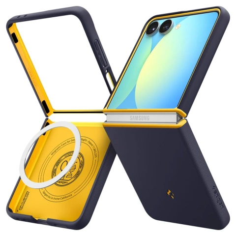 Etui Galaxy Z Flip 7 Spigen Nano Pop MagSafe Blueberry Navy