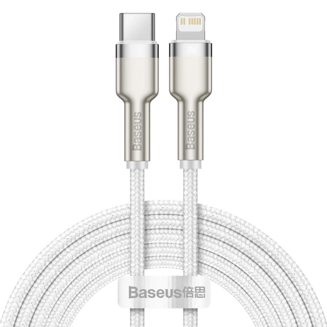 USB-C-zu-Lightning-Kabel Baseus Cafule, PD, 20 W, 2 m (weiß)